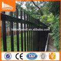 diplomatic black powder coated steel fence panels china manufacturer